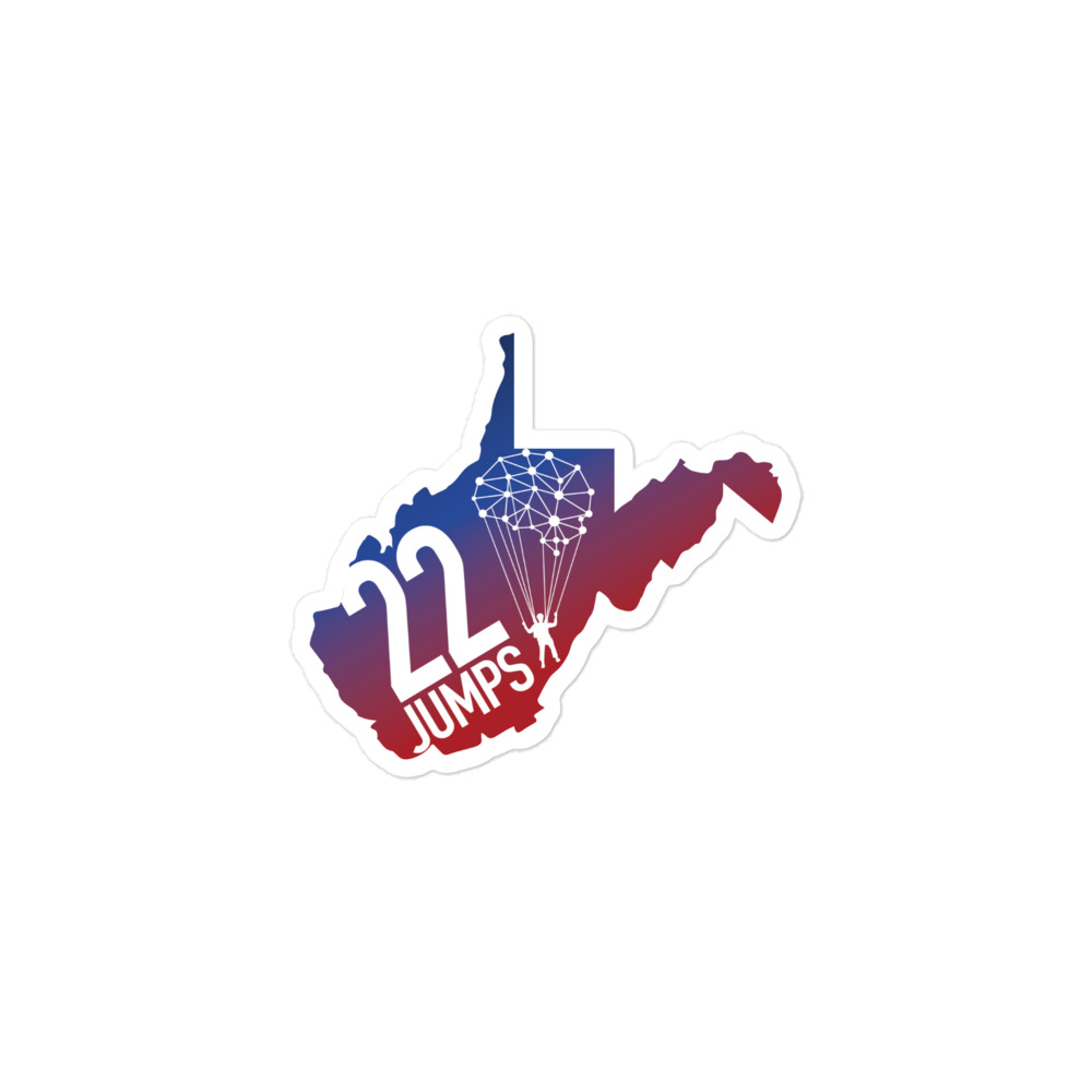 West Virginia State Cut-out Sticker