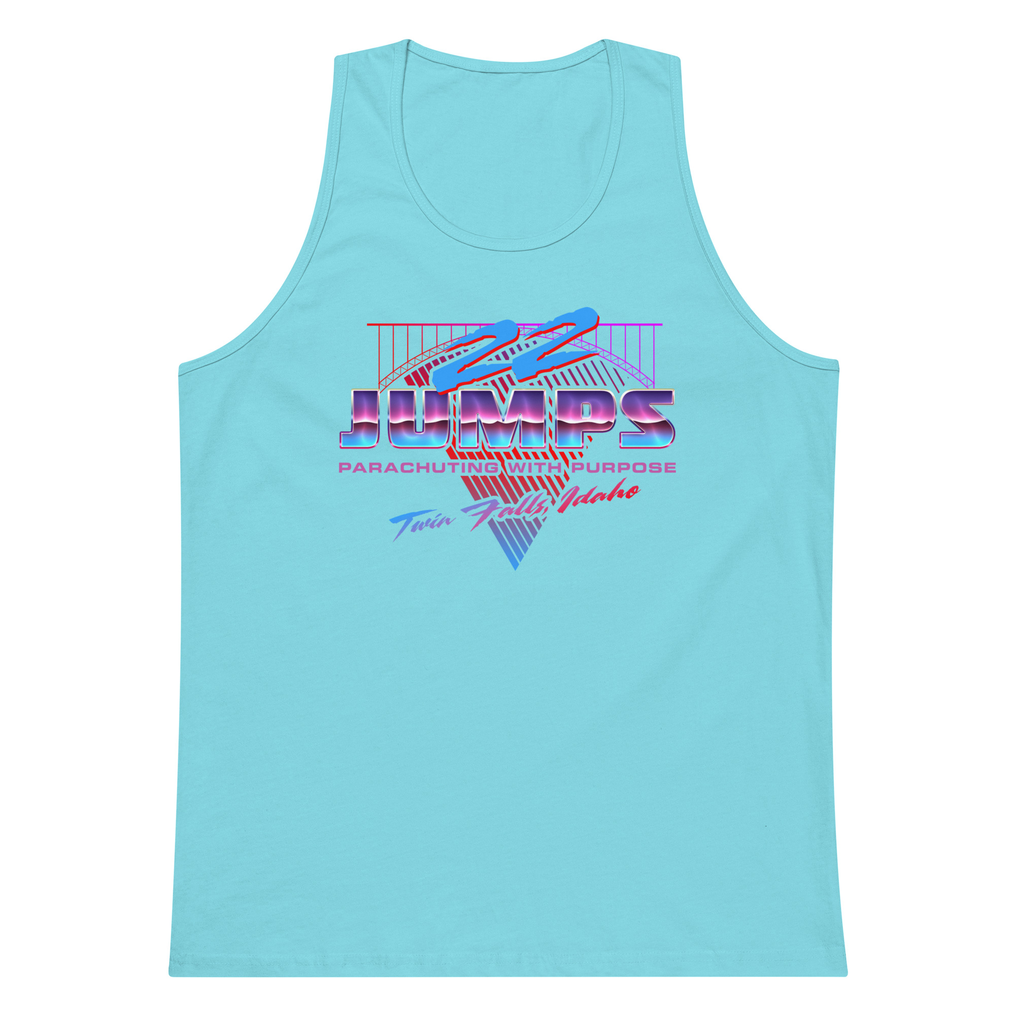 Men’s 22 Jumps Twin Falls Retro Tank